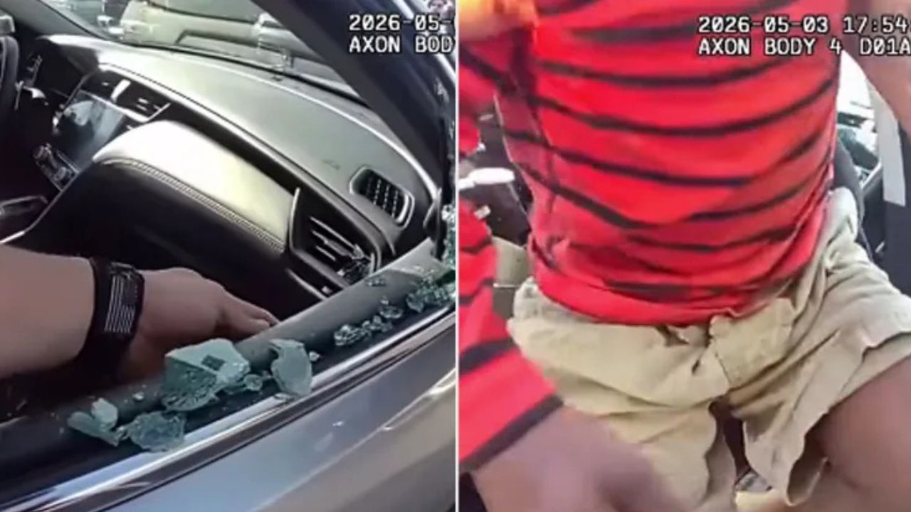 Deputy Smashes Window to Save 2-Year-Old Left in 92-Degree Heat as Parents Shop Nearby