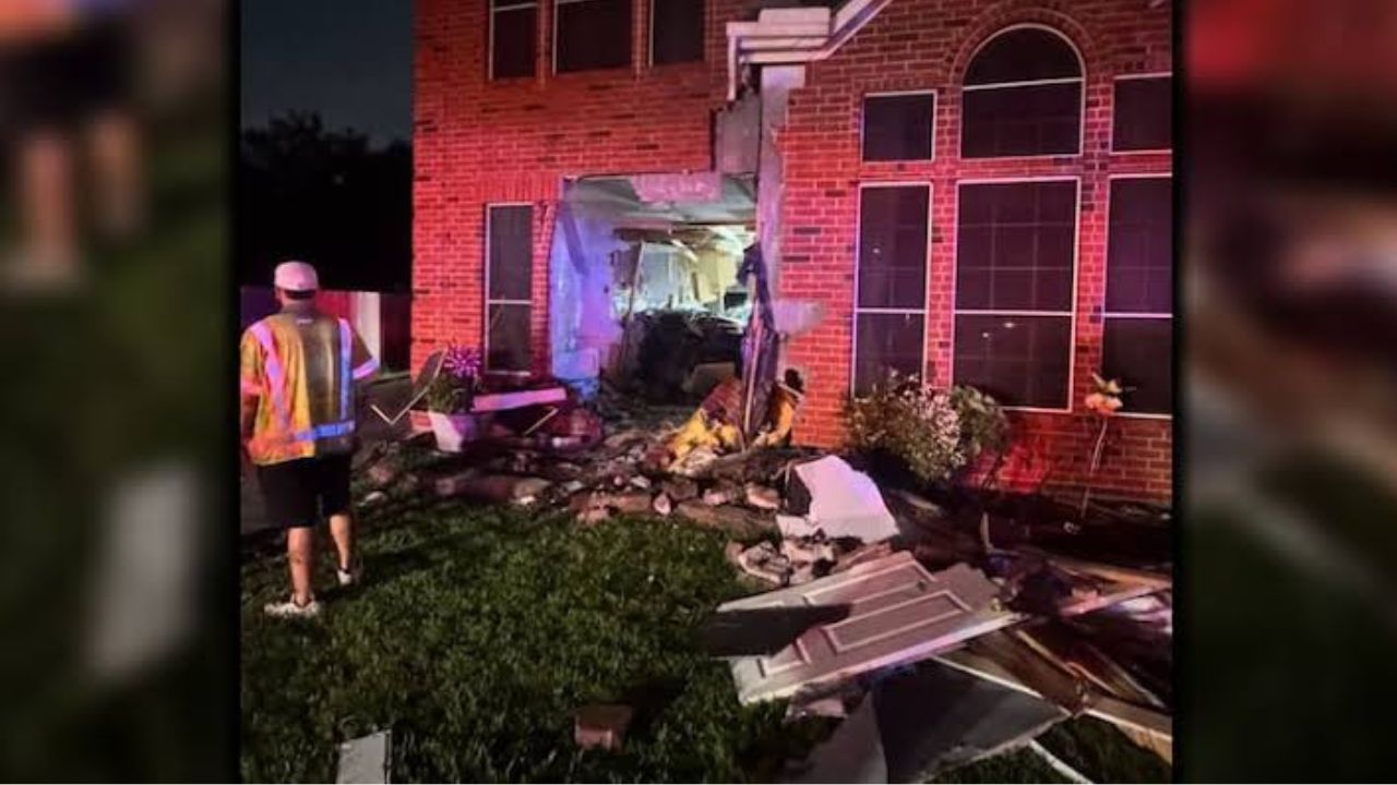 ‘It Sounded Like Thunder’ Texas Neighborhood Shocked After Tesla Crashes Into House, Killing Resident