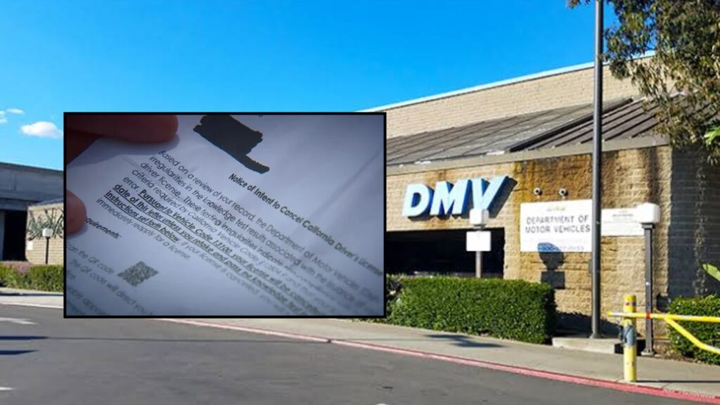 California DMV Sends Shocking Letters to 11,000 Drivers Retake Written Test in 30 Days or Lose Your License