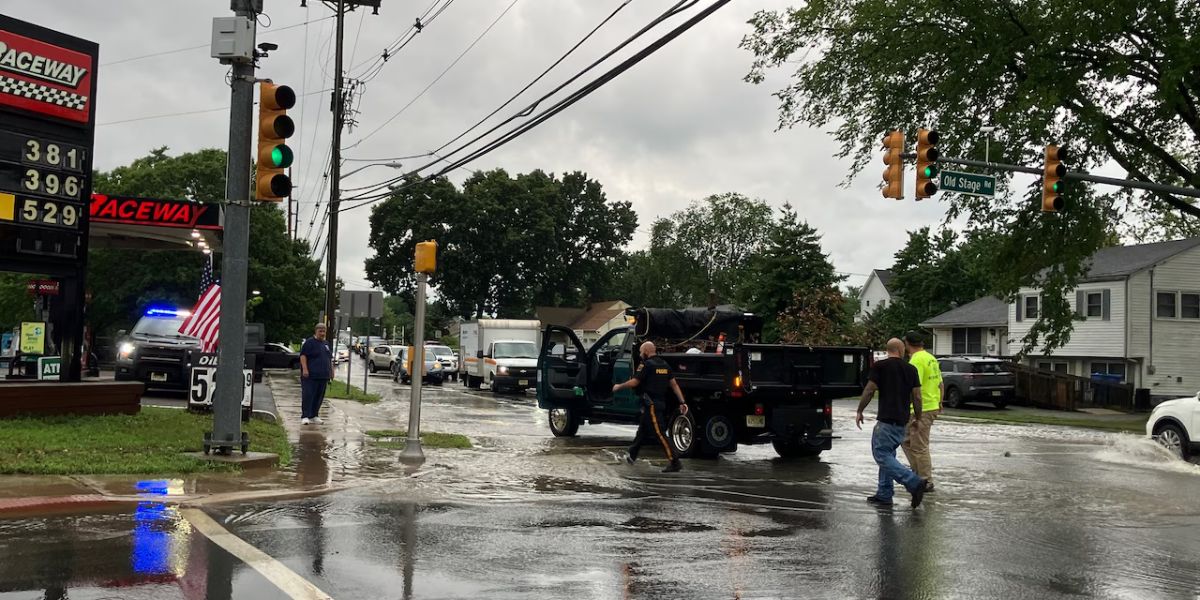 New Jersey Roads Turn Into Rivers as 'Life-Threatening' Storms Trap Cars in Rising Floodwaters, Officials Warn