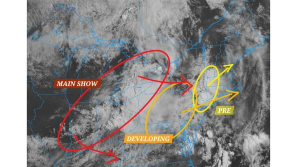 Ohio Valley on Alert as Forecasters Track Three-Stage Storm System Moving Toward the Northeast