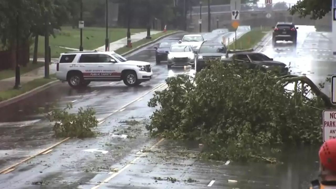 Severe Microbursts Slam Philadelphia, Causing Widespread Damage and Power Outages