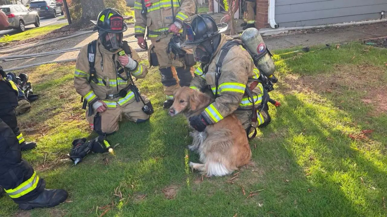 A neighbor smelled smoke and made one call — it saved a family's dog and their home