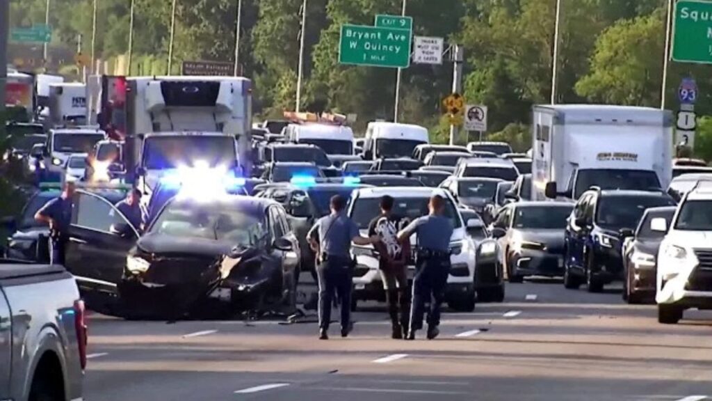 Armed Suspect Crashes Into 8 Cars With Pregnant Hostage Inside During Rush-Hour Highway Chase, Troopers Say