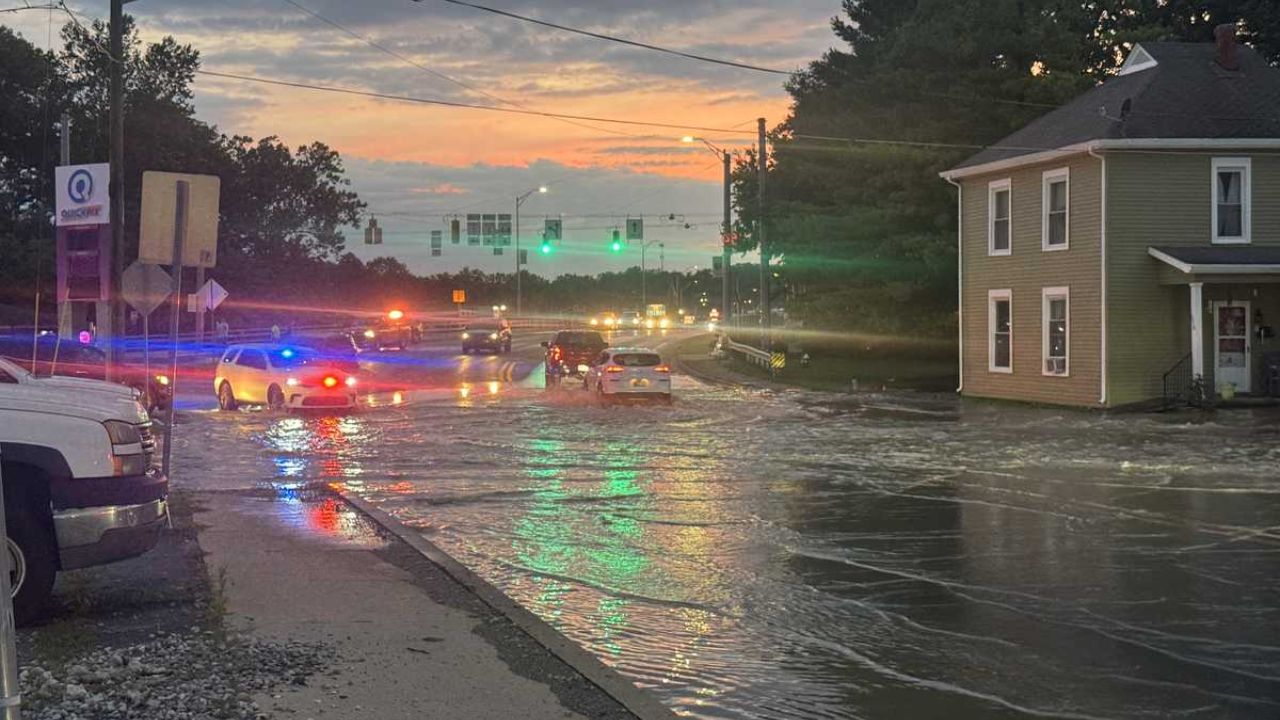 Indiana Declares Flash Flood Emergency as Roads Disappear Under 5 Feet of Water