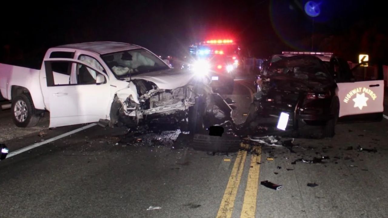 Moorpark: CHP Officer Seriously Hurt in Head-On Crash on Grimes Canyon Road