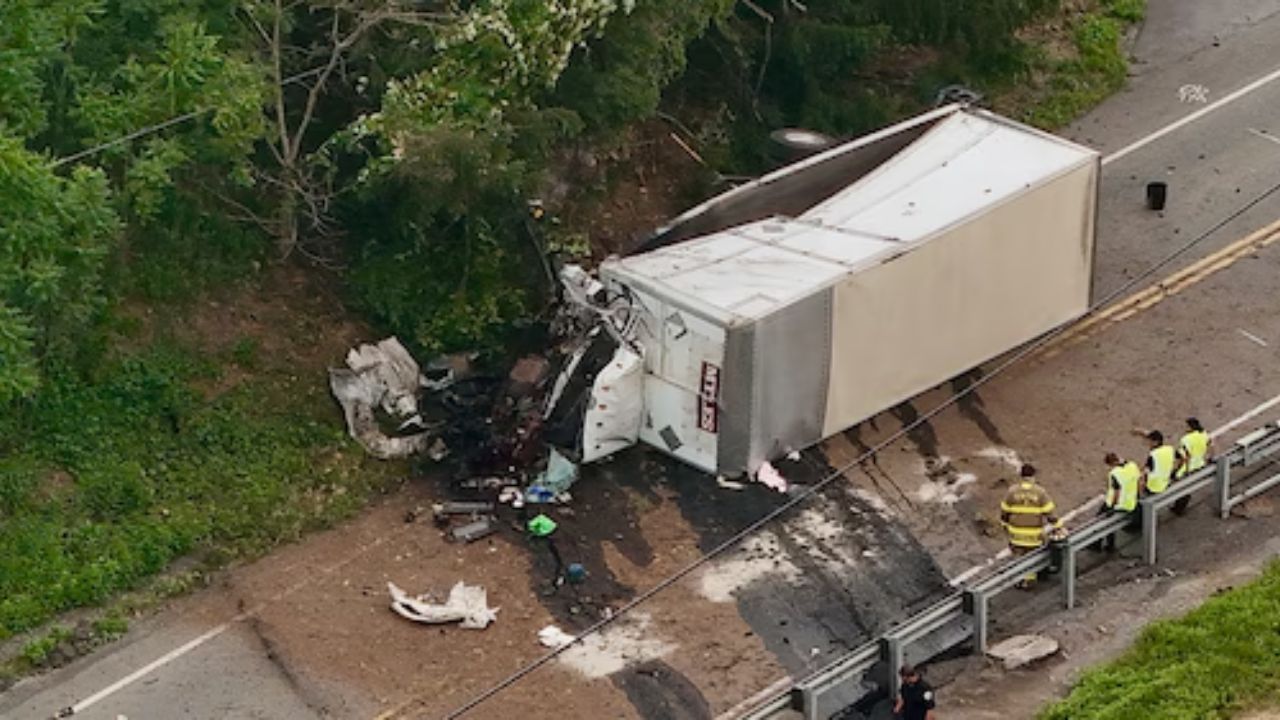 Secaucus, NJ: Trucker Killed After Mack Truck Slams Into Disabled Rig On NJ Turnpike