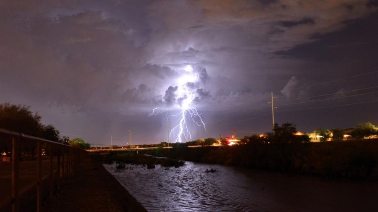 Tucson is under a severe storm threat today — damaging winds, hail, and flash flooding all on the table